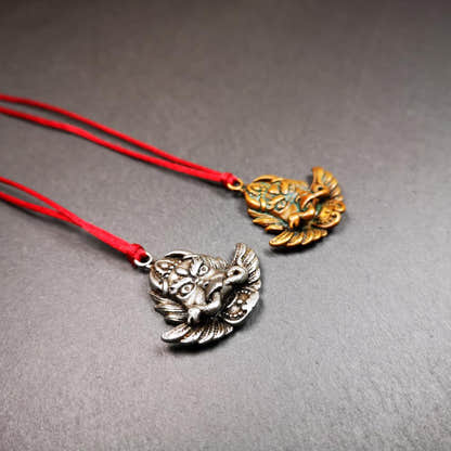 Garuda Amulet 1.37" - Tibetan Buddhist amulet, view 6