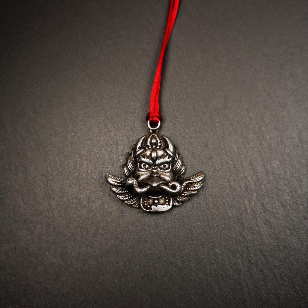 Garuda Amulet 1.37" - Tibetan Buddhist amulet, view 11