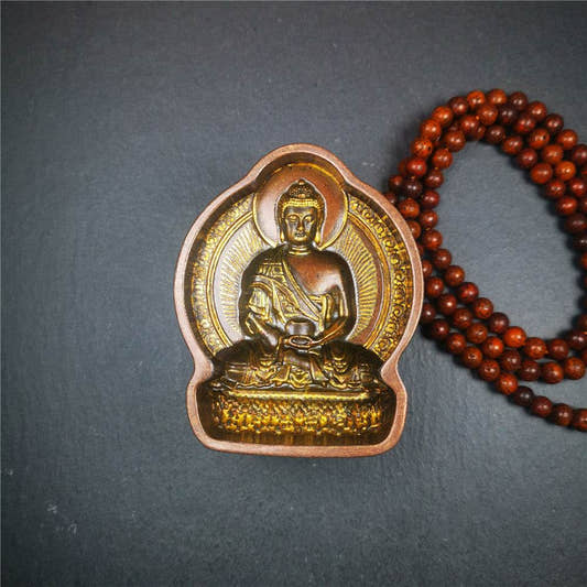 Amitabha Tsa Tsa Mold - Tibetan tsa tsa mold, front view