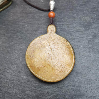 Kapala Melong 2.5" - 40+ Years - Tibetan Buddhist art, view 4