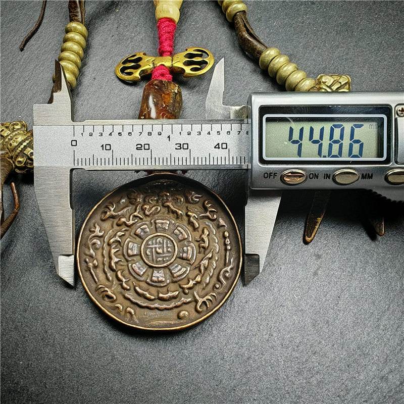 Old Kapala Skull Bone Mala - Tibetan Buddhist mala beads, view 14