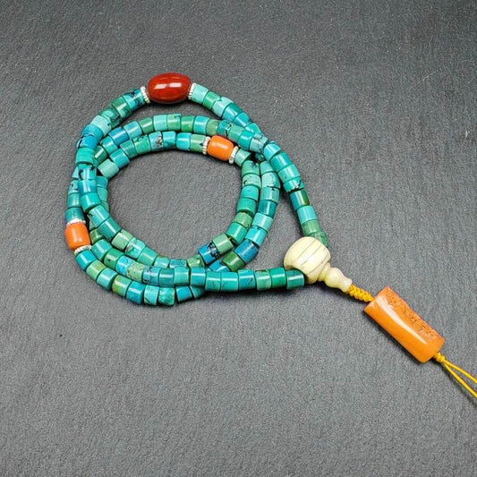 6mm Turquoise Wrist Mala - Gandhanra-ART