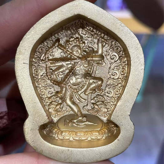 Kurukulla Tsa Tsa Mold - Tibetan tsa tsa mold, front view