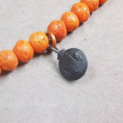 Mala Pendant,Calendar Amulet for Prayer Beads,Bag Hanging,0.7" - Tibetan Buddhist mala beads, view 6