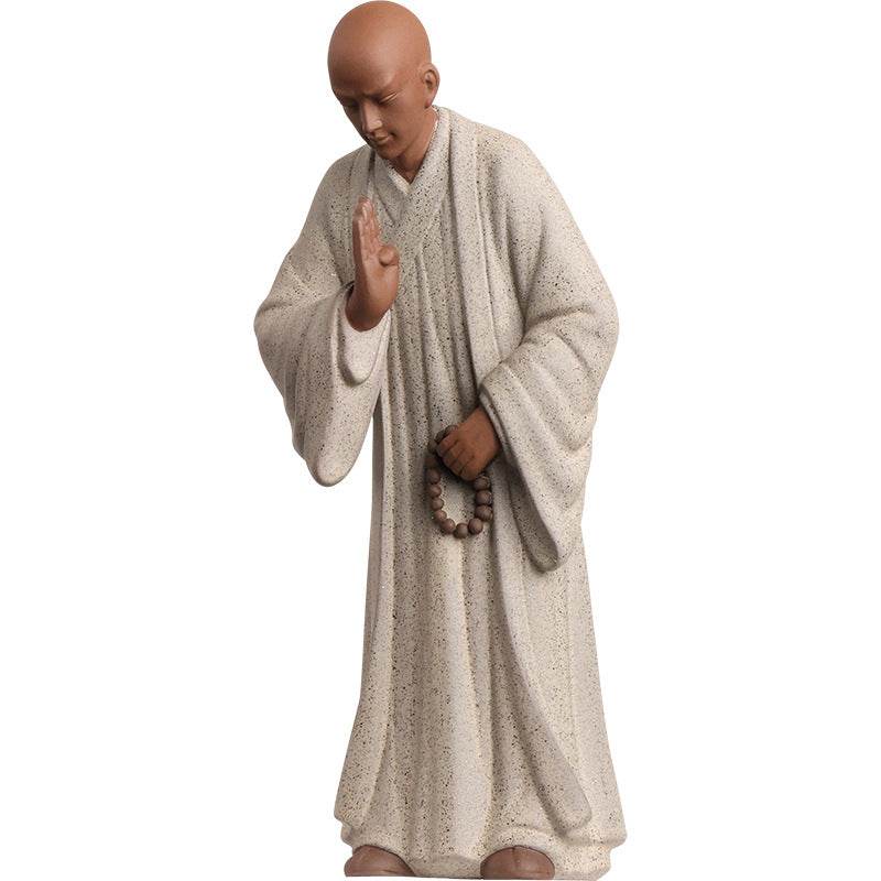 Purple Sand Meditation Buddha Statues - Tibetan Buddhist statue, view 5