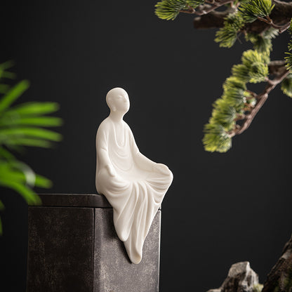 White Porcelain Buddha Statue