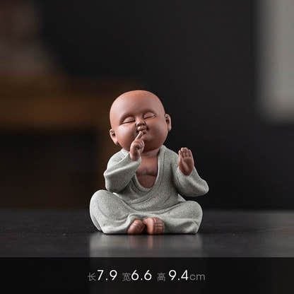 Purple Sand Meditation Buddha Statues - Tibetan Buddhist statue, view 25