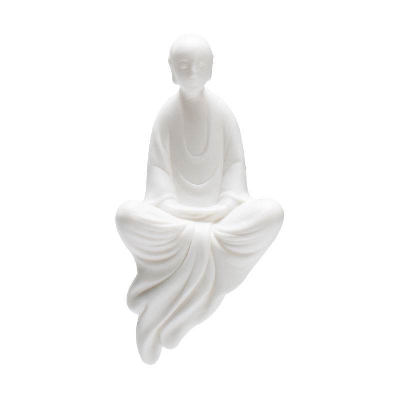 White Porcelain Buddha Statue - Tibetan Buddhist statue, view 5