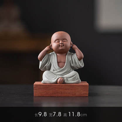 Purple Sand Meditation Buddha Statues - Tibetan Buddhist statue, view 27