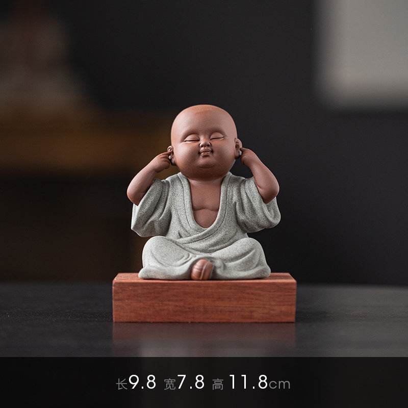 Purple Sand Meditation Buddha Statues - Tibetan Buddhist statue, view 27