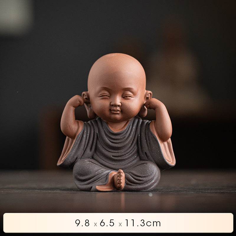 Purple Sand Meditation Buddha Statues - Tibetan Buddhist statue, view 27