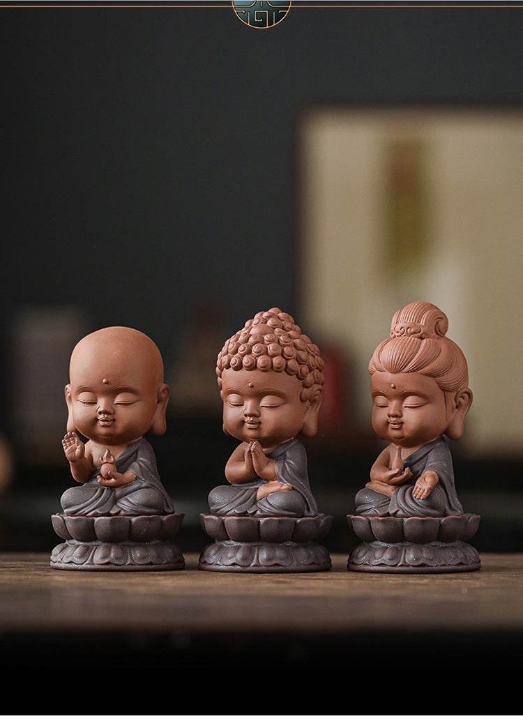 Shakyamuni,Avalokiteshvara,Ksitigarbha Buddha Statues - Tibetan Buddhist statue, view 12