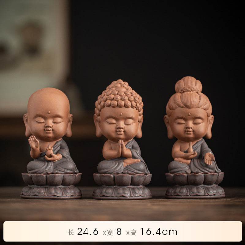 Shakyamuni,Avalokiteshvara,Ksitigarbha Buddha Statues - Tibetan Buddhist statue, view 13