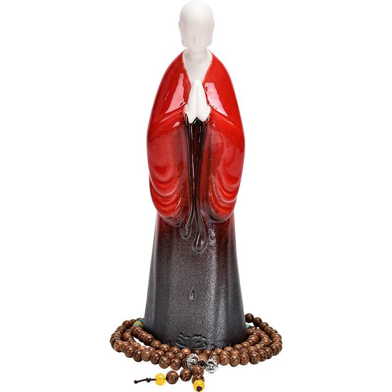 Meditation Buddha Statues - Tibetan Buddhist statue, close-up detail