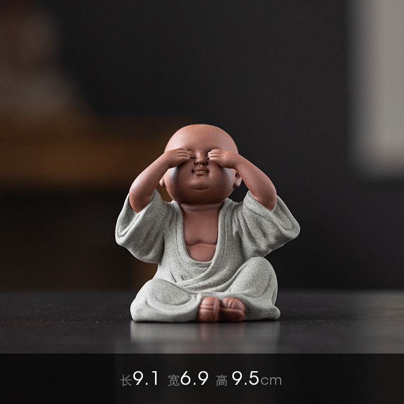 Purple Sand Meditation Buddha Statues - Tibetan Buddhist statue, view 26