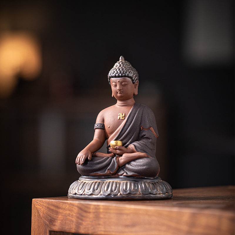 Shakyamuni Meditation Buddha Statue - Tibetan Buddhist statue, view 4