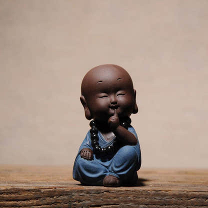 Purple Sand Meditation Buddha Statues - Tibetan Buddhist statue, view 8