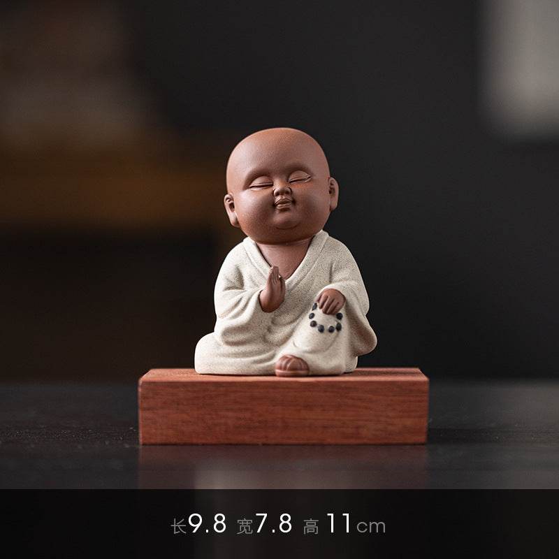 Purple Sand Meditation Buddha Statues - Tibetan Buddhist statue, view 34