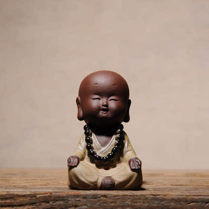 Purple Sand Meditation Buddha Statues - Tibetan Buddhist statue, view 7