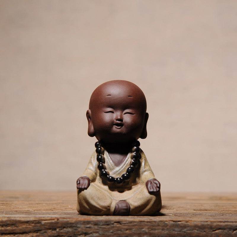 Purple Sand Meditation Buddha Statues - Tibetan Buddhist statue, view 7