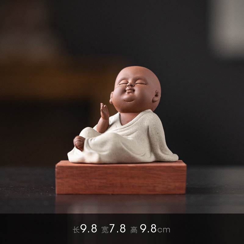 Purple Sand Meditation Buddha Statues - Tibetan Buddhist statue, view 35
