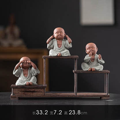 Purple Sand Meditation Buddha Statues - Tibetan Buddhist statue, view 14