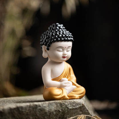 Shakyamuni,Avalokiteshvara,Ksitigarbha Buddha Statues - Tibetan Buddhist statue, view 4