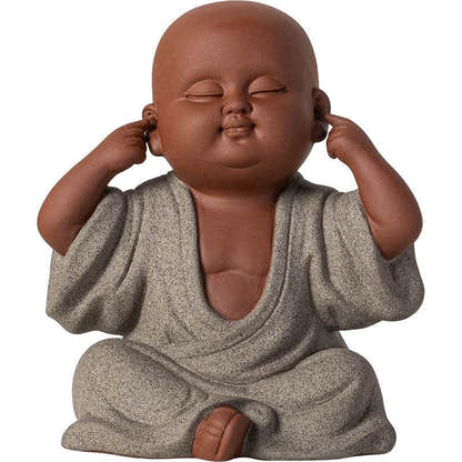 Purple Sand Meditation Buddha Statues - Tibetan Buddhist statue, view 5