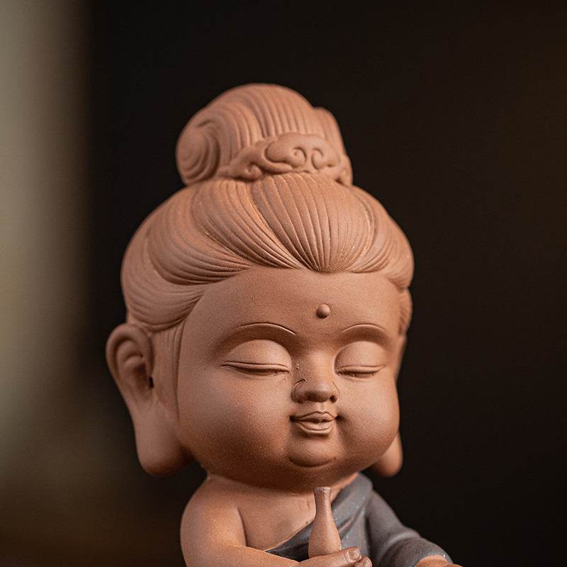 Shakyamuni,Avalokiteshvara,Ksitigarbha Buddha Statues - Tibetan Buddhist statue, view 4