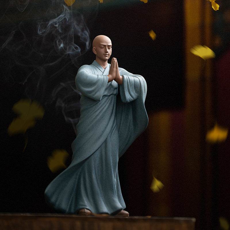 Meditation Buddha Statues - Tibetan Buddhist statue, detailed view