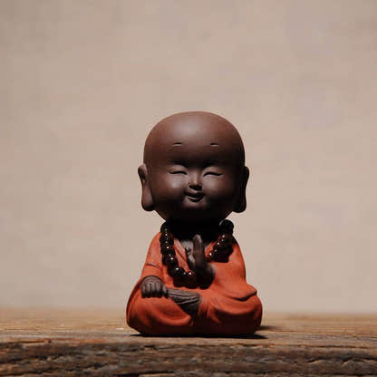 Purple Sand Meditation Buddha Statues - Tibetan Buddhist statue, view 9