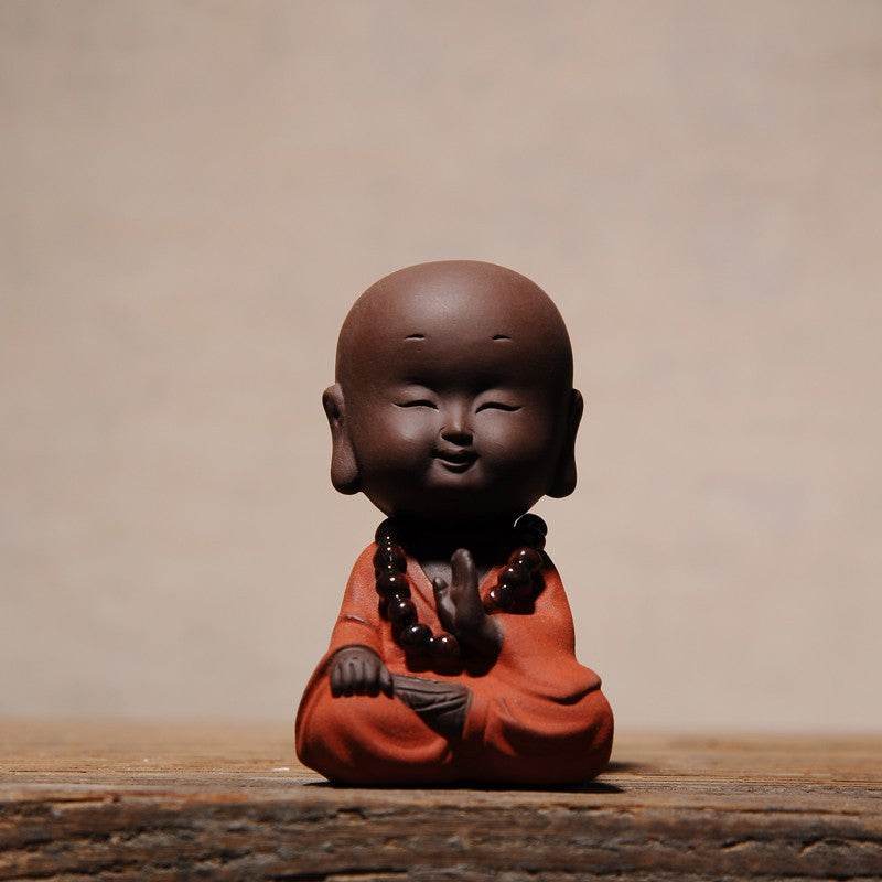 Purple Sand Meditation Buddha Statues - Tibetan Buddhist statue, view 9