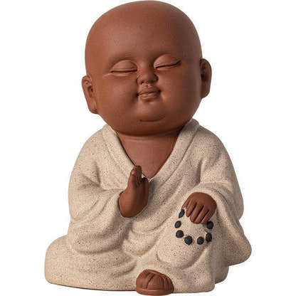 Purple Sand Meditation Buddha Statues - Tibetan Buddhist statue, view 5