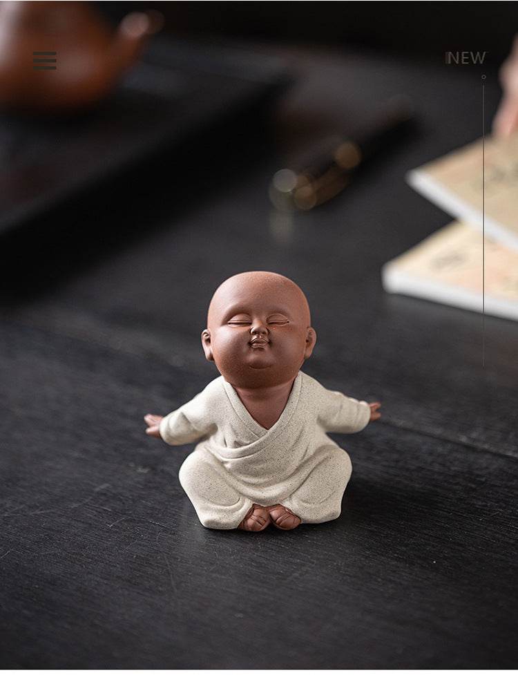 Purple Sand Meditation Buddha Statues - Tibetan Buddhist statue, view 24