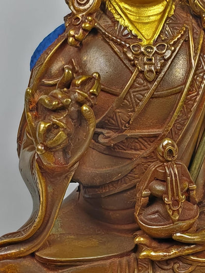 Padmasambhava - Lotus-Born Guru Rinpoche - Acient Tibetan Buddhist Statue - Fully Consecrated and Blessed - 60 Years Old
