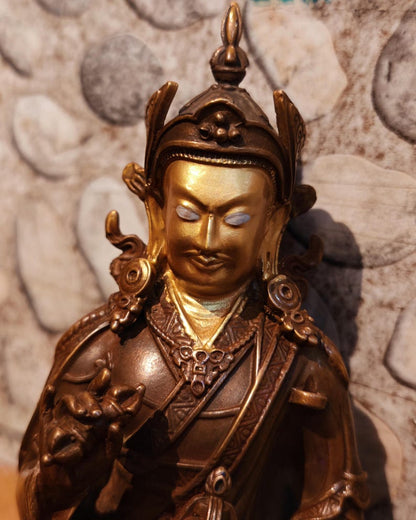 Padmasambhava - Lotus-Born Guru Rinpoche - Acient Tibetan Buddhist Statue - Fully Consecrated and Blessed - 60 Years Old