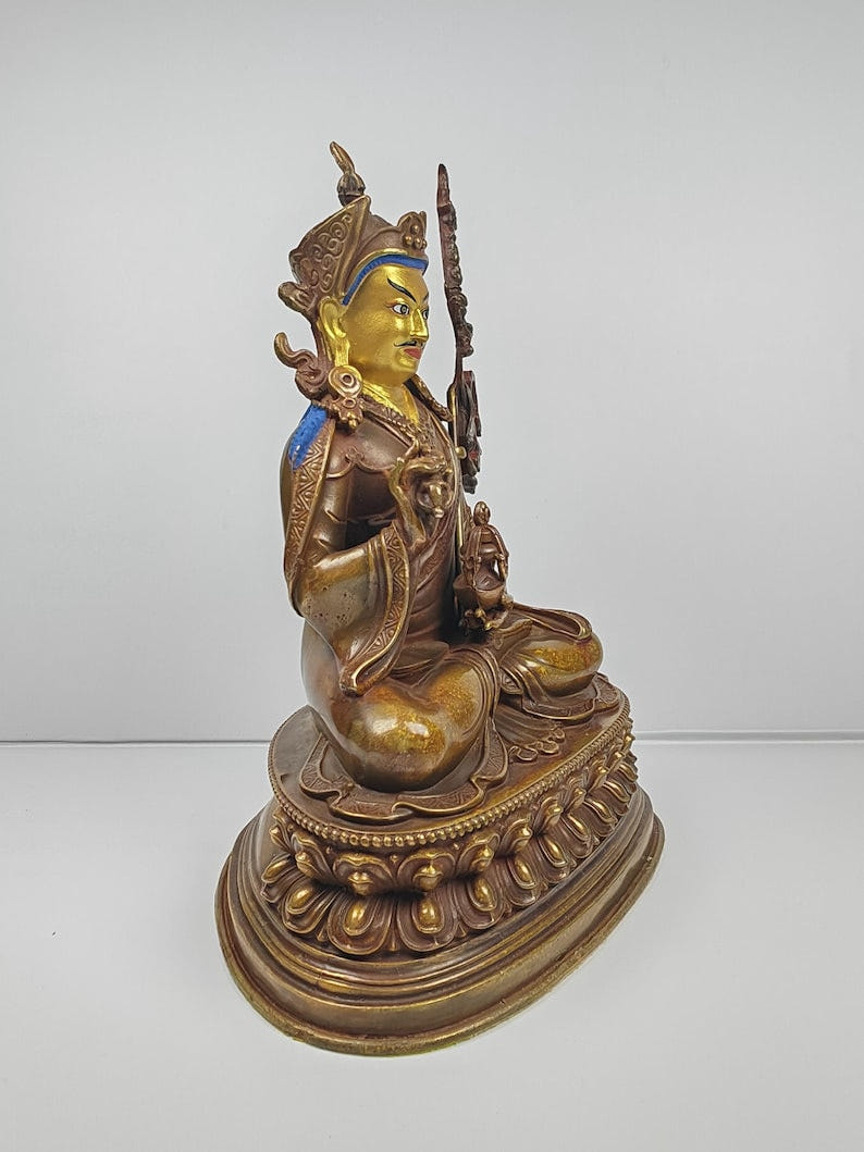 Padmasambhava - Lotus-Born Guru Rinpoche - Buddha Statue - Tibetan Buddhist statue, view 5