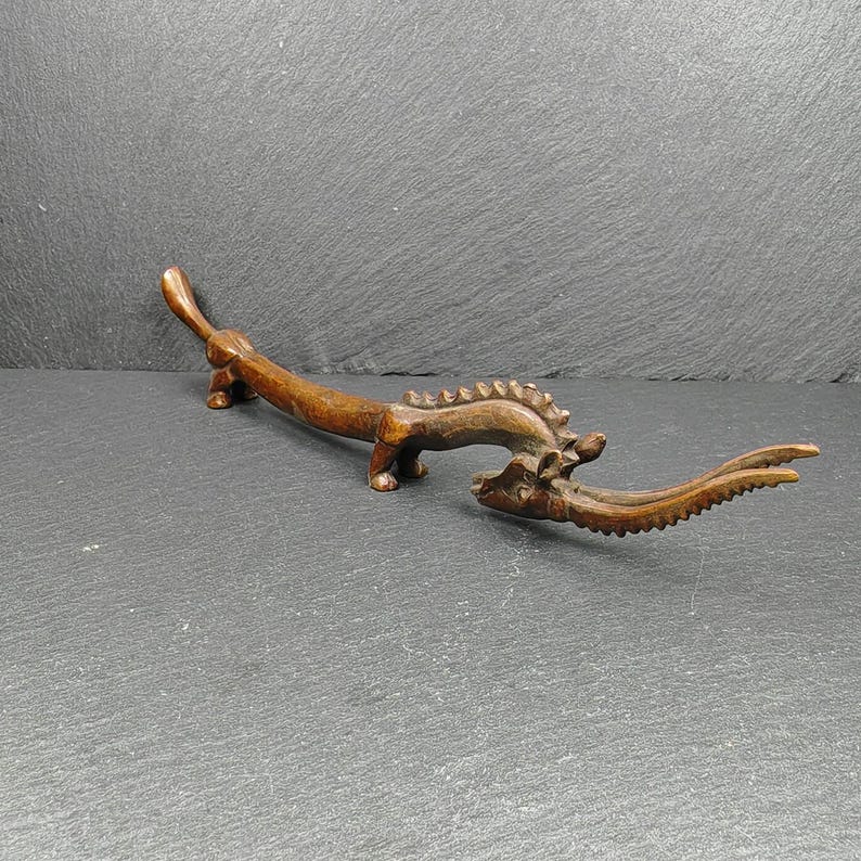 Red Copper Antelope Desktop Ornament - Unique Handcrafted Metal Animal Figurine, Housewarming Gift Idea