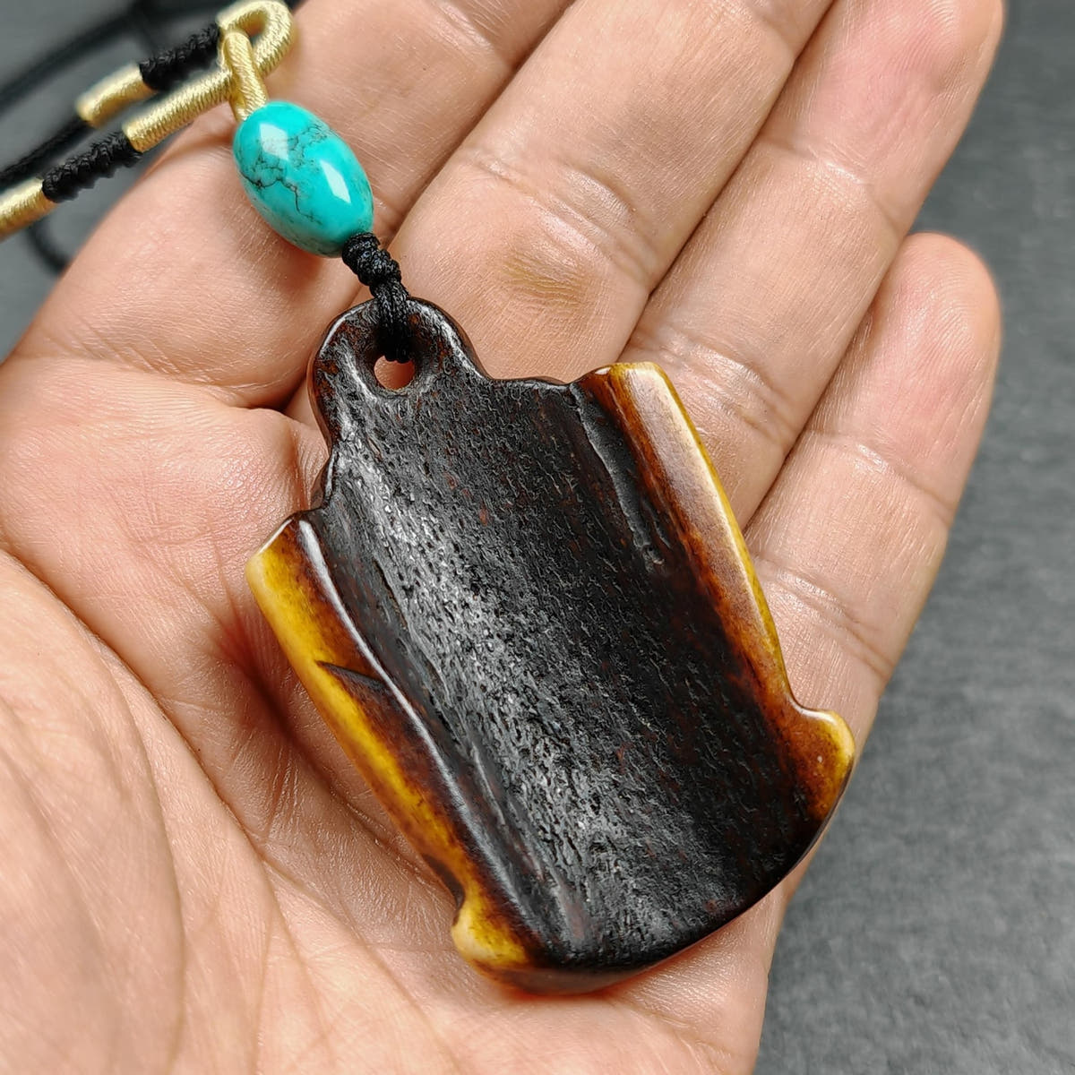Sacred Jetsun Milarepa Statue Protection Amulet - Tibetan Buddhist amulet, view 9