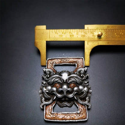 Scripture Book Buckle 2.12" - Tibetan Buddhist art, view 5