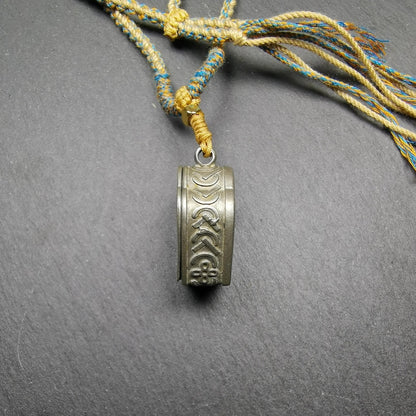 Tibetan Buddhist Gau Box Amulet, Green Tara Ghau Shrine, Altar Pendant