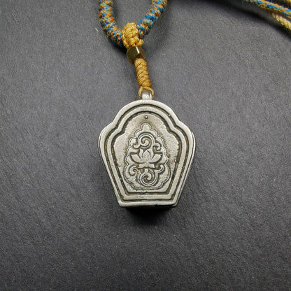 Tibetan Buddhist Gau Box Amulet, Green Tara Ghau Shrine, Altar Pendant