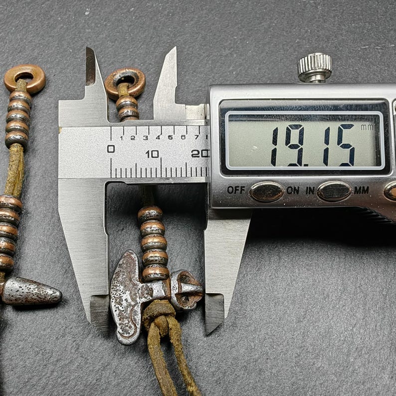 Tibetan Prayer Bead Counters: Cold Iron Inlaid Lima Brass Mala Accessories