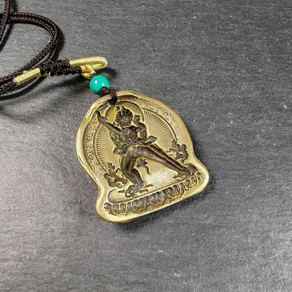 Unique Chakrasamvara Tsa Tsa Mold Amulet, Tibetan Buddhism Protective Charm, Heruka Tantric Deity Pendant, Sacred Spiritual Ritual Gift