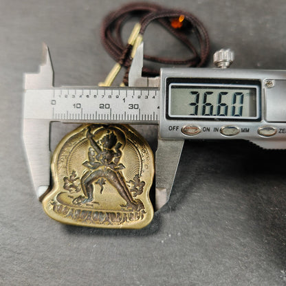 Unique Chakrasamvara Tsa Tsa Mold Amulet, Tibetan Buddhism Protective Charm, Heruka Tantric Deity Pendant, Sacred Spiritual Ritual Gift
