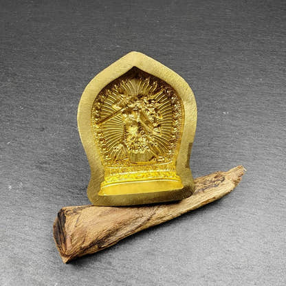 Vajrayogini/Narodakini/Dorje Naljorma/ Tsa Tsa Mold - 5cm Height - Tibetan tsa tsa mold, close-up detail