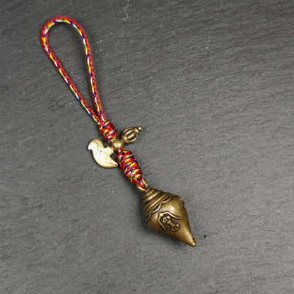 Shankha Shell - Divine Conch Amulet - Tibetan Buddhist amulet, view 4