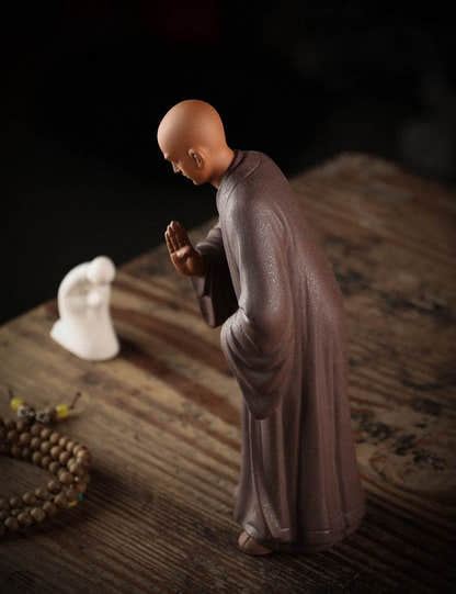 Purple Sand Meditation Buddha Statues - Tibetan Buddhist statue, view 10