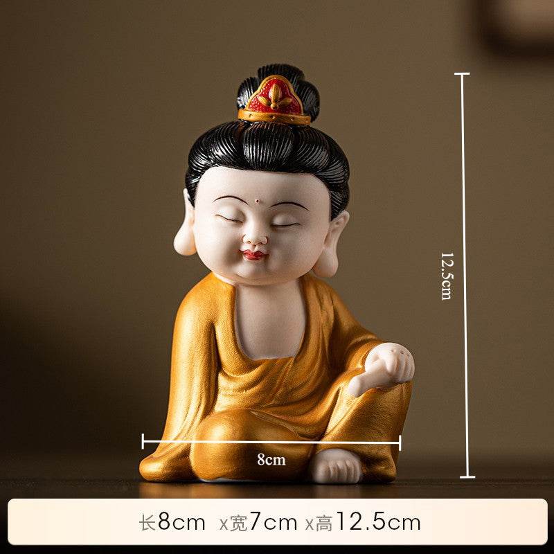 Shakyamuni,Avalokiteshvara,Ksitigarbha Buddha Statues - Tibetan Buddhist statue, view 8