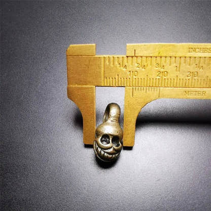 Skull Sitavana Shape Bead Counter Clip - Tibetan Buddhist art, view 9